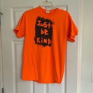 Orange 'Just Be Kind' Adult T-Shirt